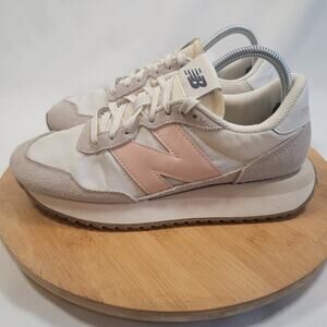 New Balance 237 Running Sneakers Shoes Women 9 Tan Pink